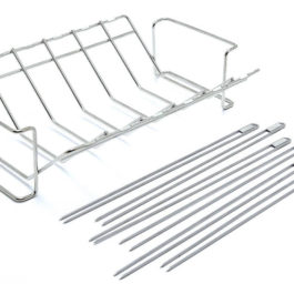 Rácskosár és nyárs szett