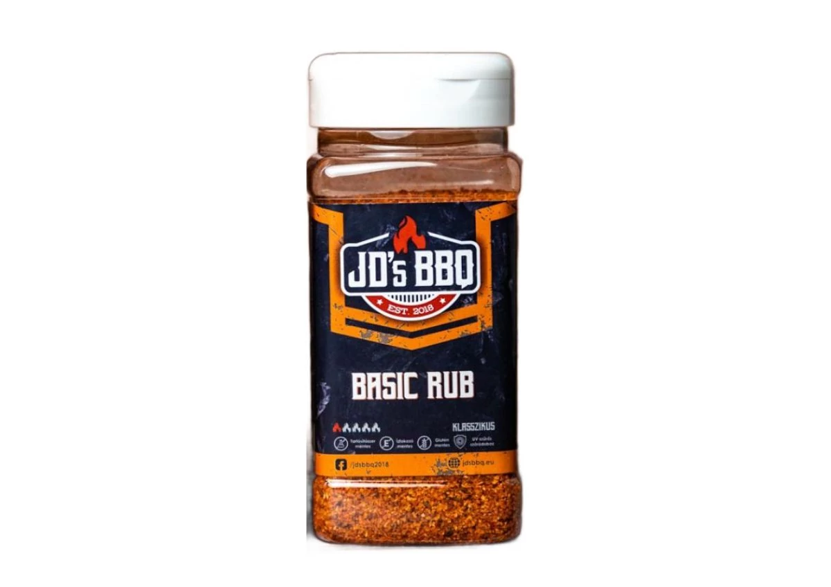 JD’s BBQ Basic Rub szóródobozban 300 g