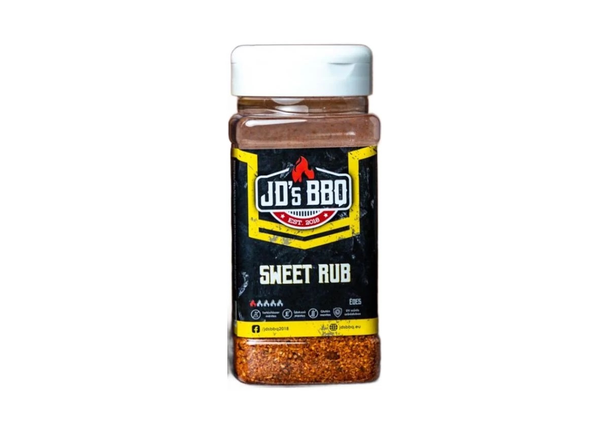 JD’s BBQ Sweet Rub szóródobozban 300 g