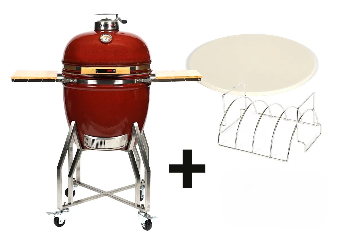 Kamado Chef 19 Red – 2024 – Csomagajánlat