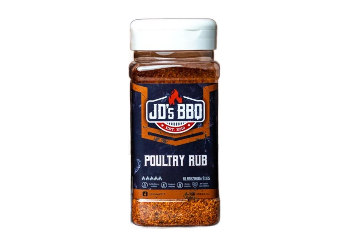 JD’s BBQ Poultry Rub szóródobozban 300 g