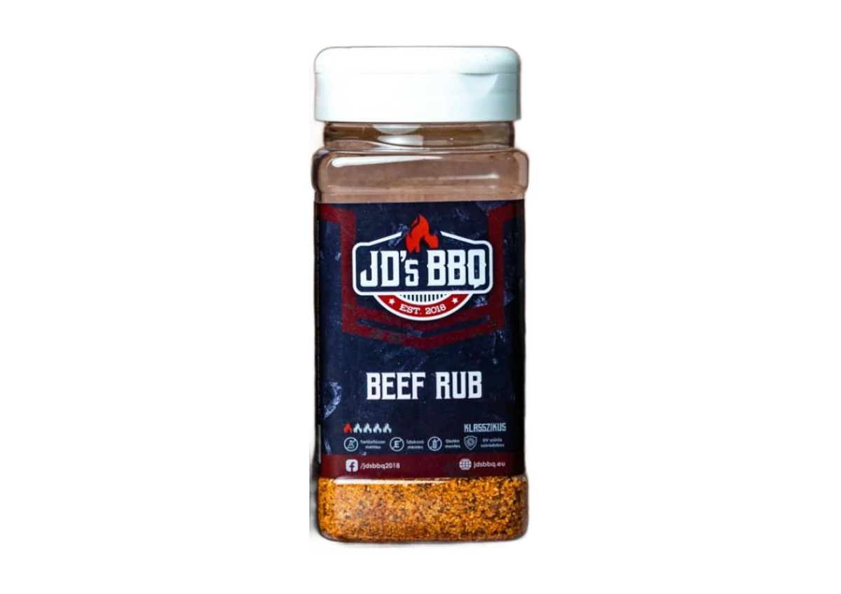 JD’s BBQ Beef Rub szóródobozban 300 g