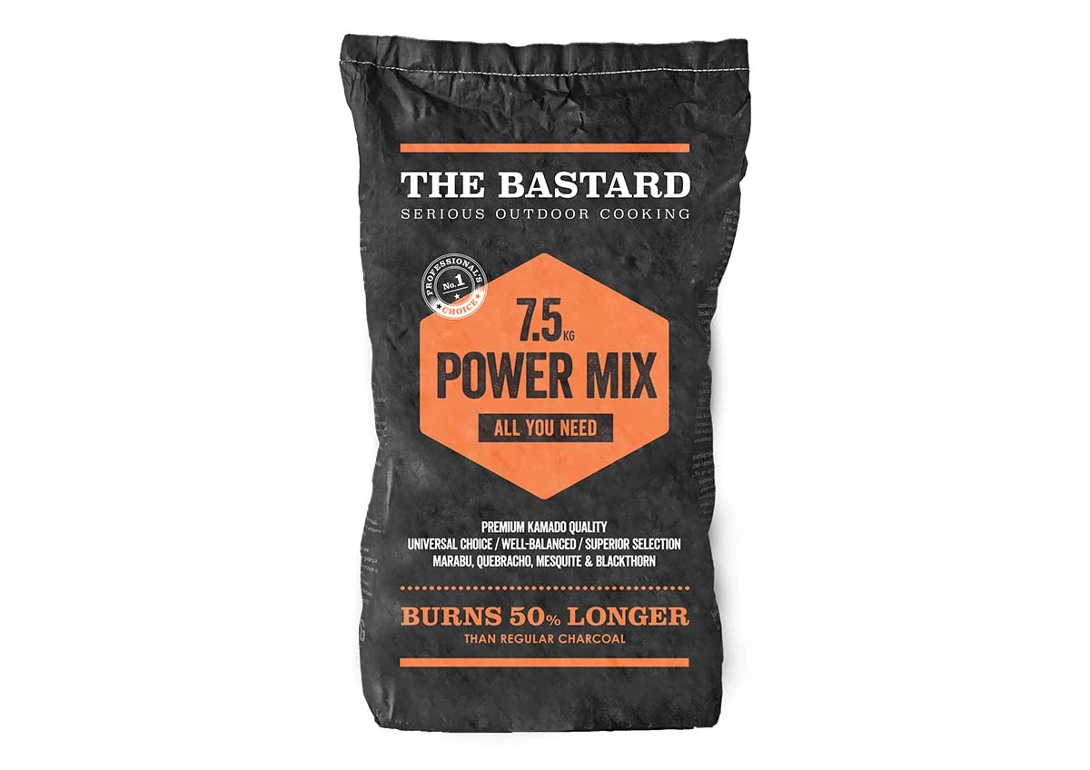 The Bastard power Mix faszén – 7,5 kg (Marabu, Mesquite)
