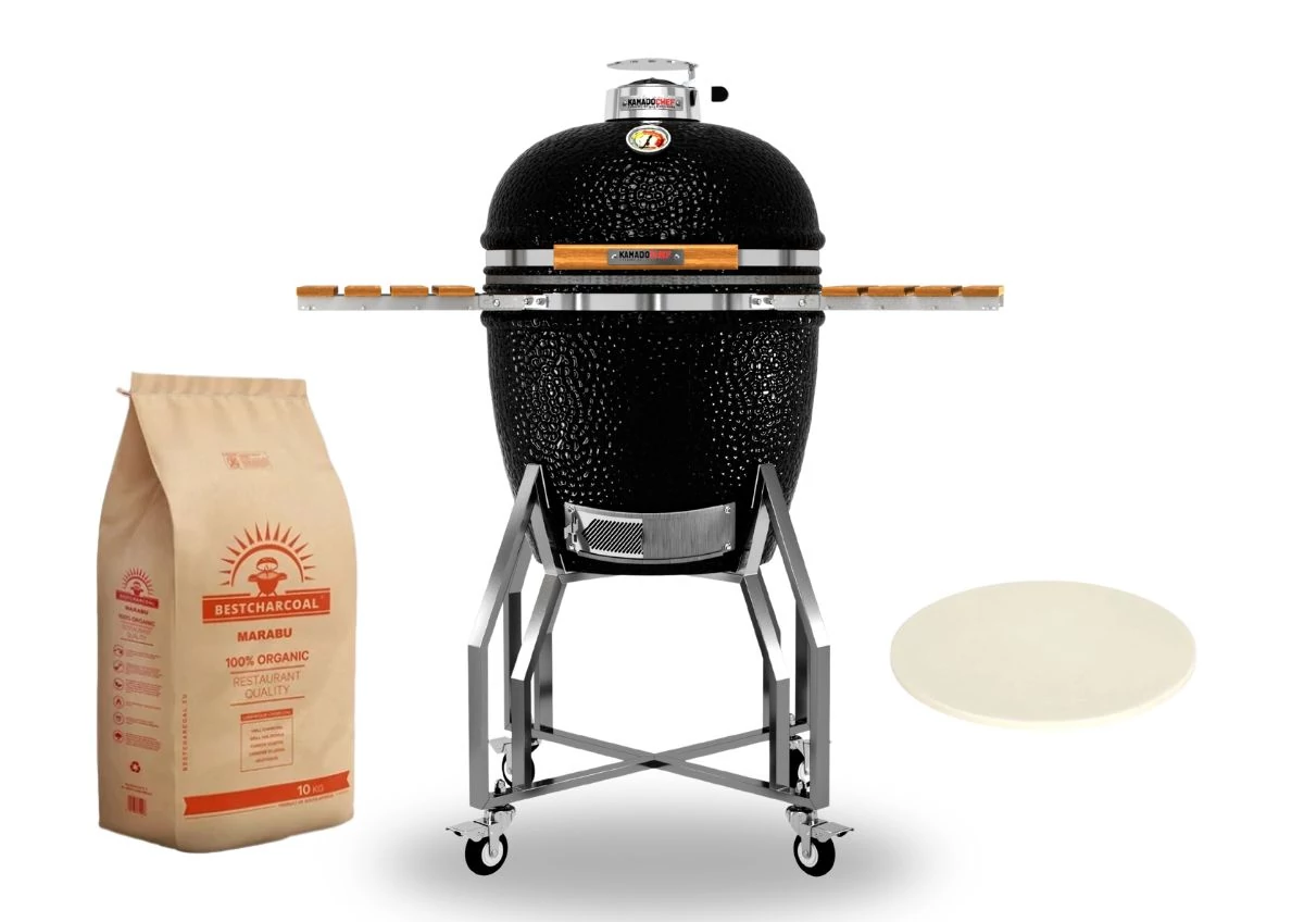 Kamado Chef 19 Black – Csomagajánlat